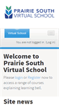 Mobile Screenshot of learning.prairiesouth.ca